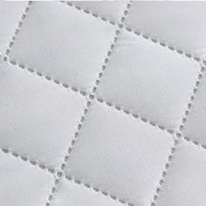 Quilted Waterproof Bed Sheet with Elastic Queen King Size Solid Color Mattress Protector for Double Bed Queen/King Bed Sheet