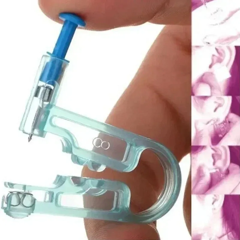 1-10Pcs Disposable Ear Piercing Guns Painless Sterile Puncture Ear Piercer Machine Tool for Earrings Studs Ear Piercing Gun Kit