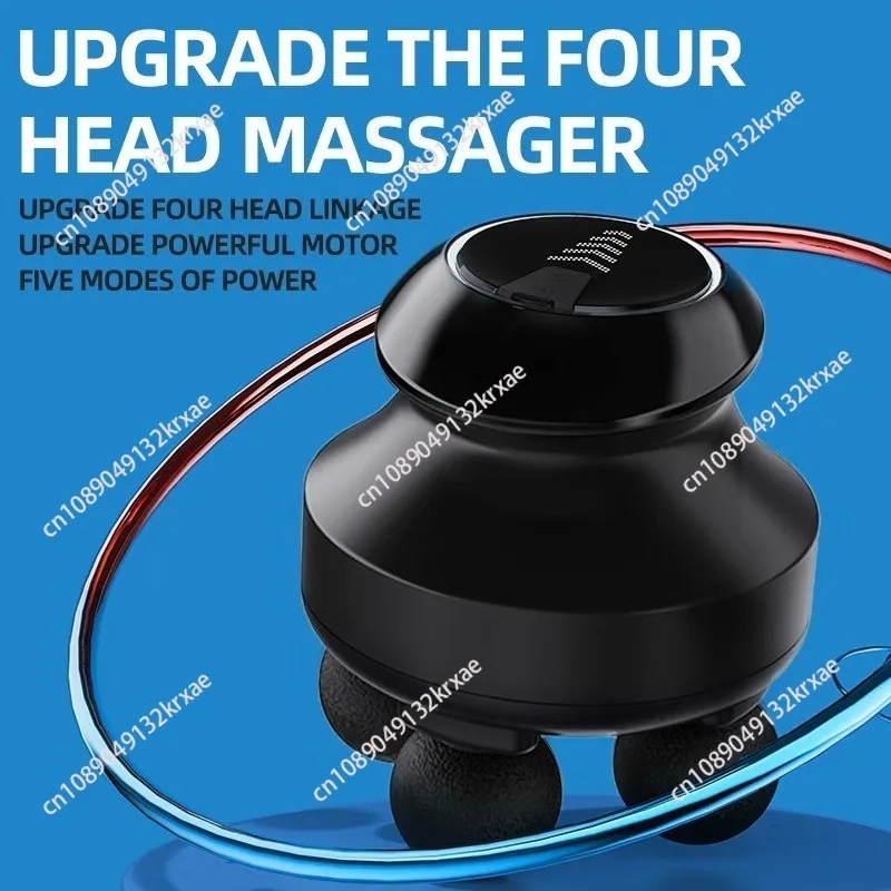 Professional Grade Brushless Quadrufascia Gun Powerful Automatic Massager Muscle Deep Electric Massager