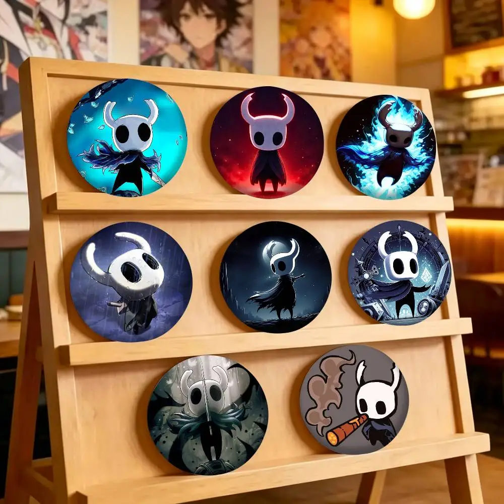 Hot Game Hollow Knights 25mm 32mm 44mm 58mm 75mm Brooches Badges Pins for Accessories Gift