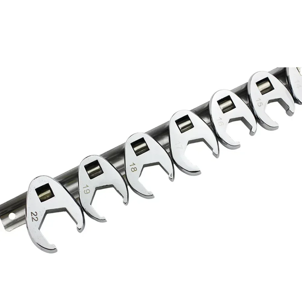 Crowfoot Wrench Set 10 To 22mm For Loosening Or Fastening Nuts And Bolts Crowfoot Wrenches Metric Foot Open End Spanner