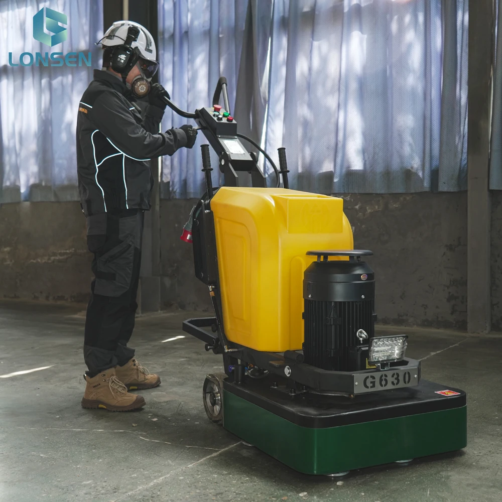 7.5KW 630mm Hand Push Floor Grinder with 9kw Inverter Multifunctional Concrete Grinding Machine