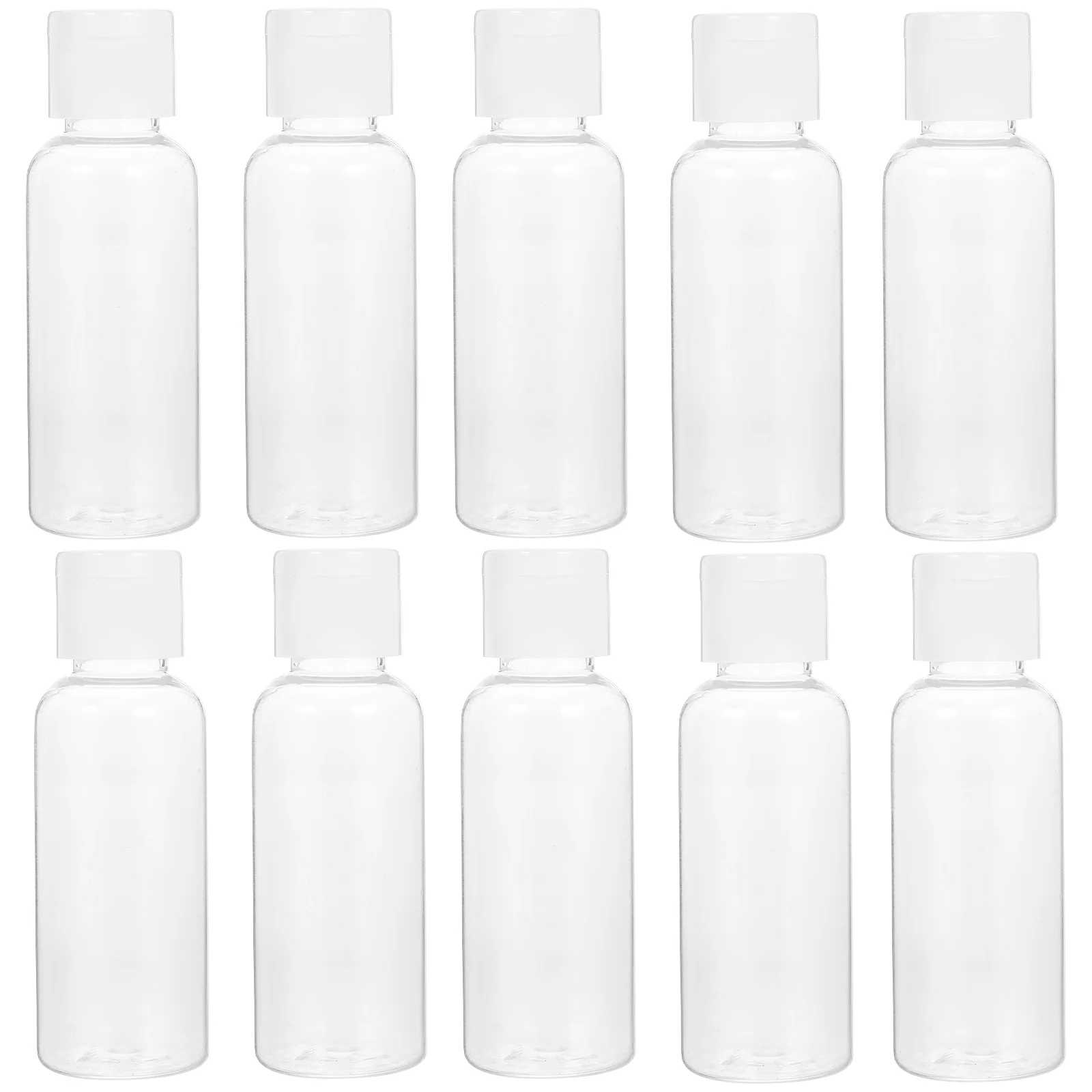 

24Pcs 50Ml Empty Plastic Bottles Travel Containers for Lotion Shampoo Toner Leak Proof Portable Small Liquid Storage