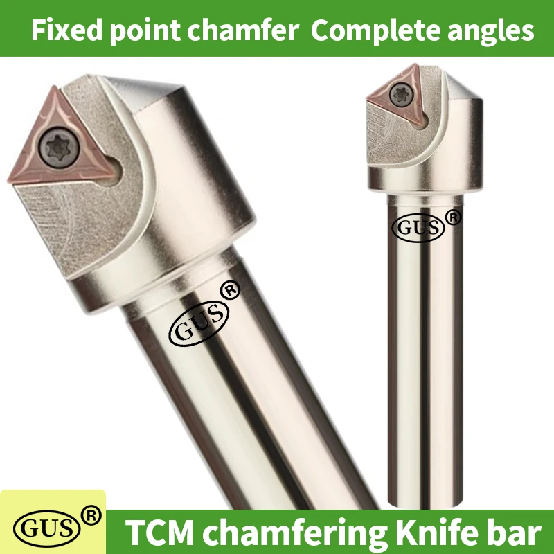 GUS TCM 45 Degree Chamfering Tool TCMT16T304 Blade Milling Cutte C20-30-110 Chamfering knife bar end mill Seismic Carving Tool