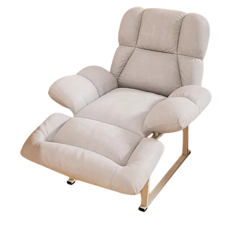 Cadeira reclinável portátil moderna para o quarto, Cadeira relaxante, Camping Folding Sofa, Mobília da sala