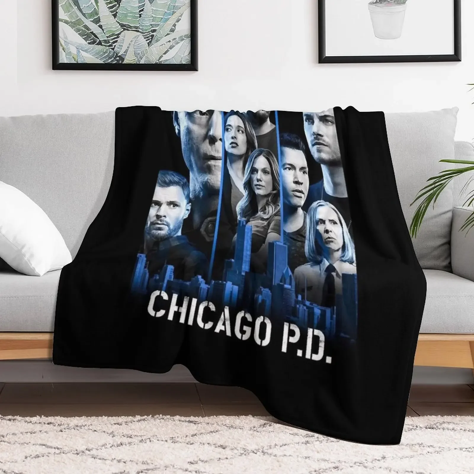 Black Graphic Chicago Med.Thank You For The Memories Signatures Throw Blanket Warm Flannel Blanket for Couch Chair Bedroom