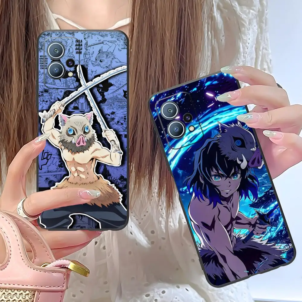 

Demon Slayer Inosuke Phone Case for Huawei P60 P50 P40 P30 P20 P10 P9 P8 Pro Lite Plus Colour Printing Protective Cover Pretty