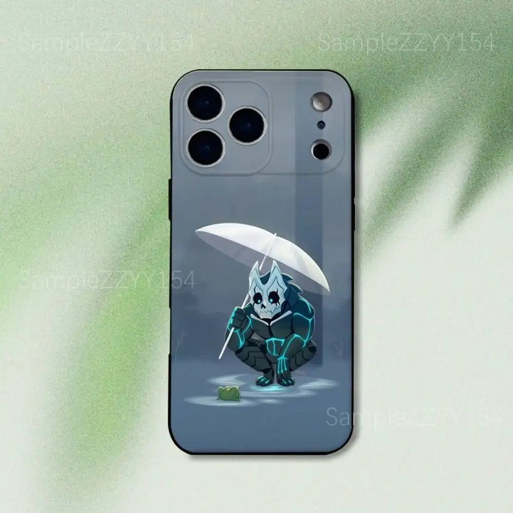 حافظة هاتف Kaiju No 8 الرائعة لهاتف iPhone 17,16,15,14,13,12,Pro,Max,Plus,E,SE4,Air,Mini Black Soft Funda