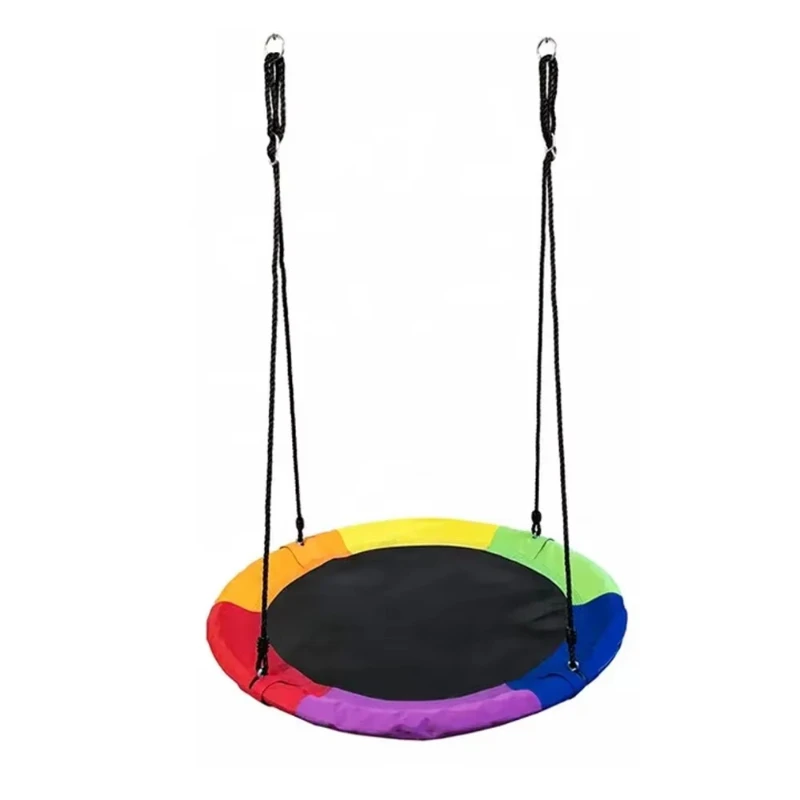 Outdoor Garden Kids Baby Swing Colorful Nest Hammock Swings with Adjustable Height