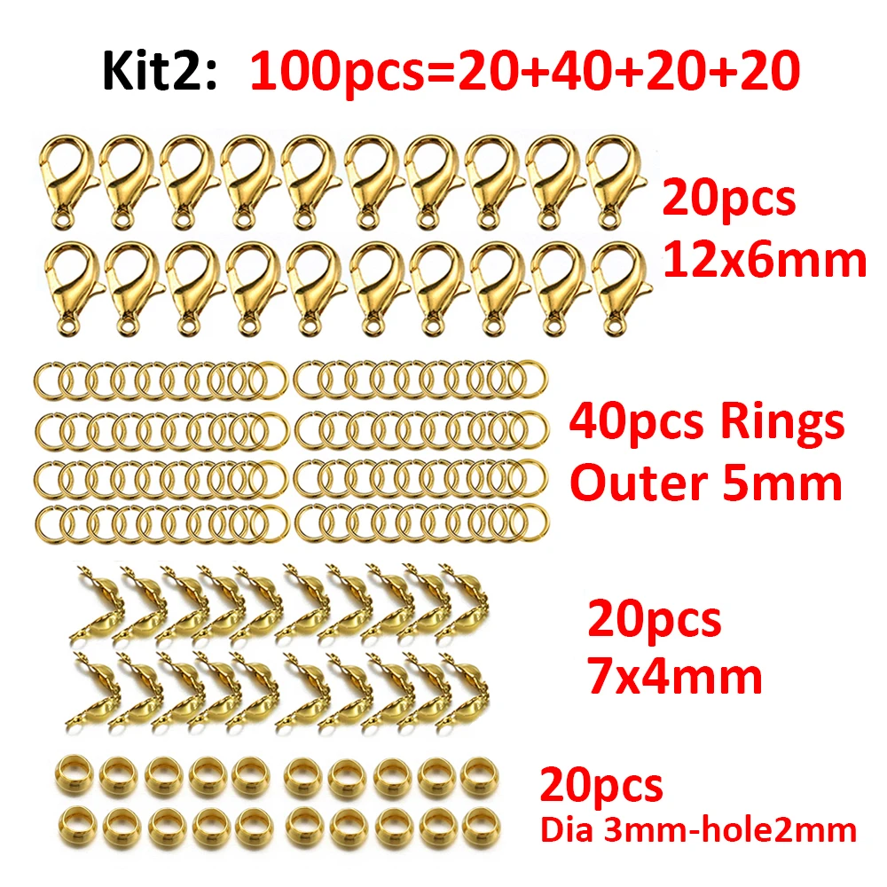 100pcs Jewelry Making Kit Components for DIY