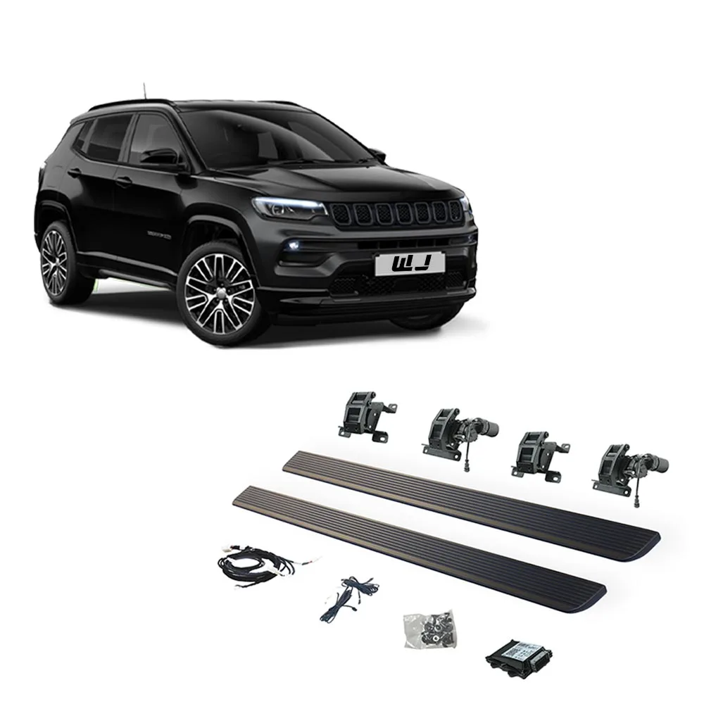 

Jeep Compass Super Price LED Lights Car Padel SideSteps Electric Retractable Running Boards for 2017-2025 Jeep Compass