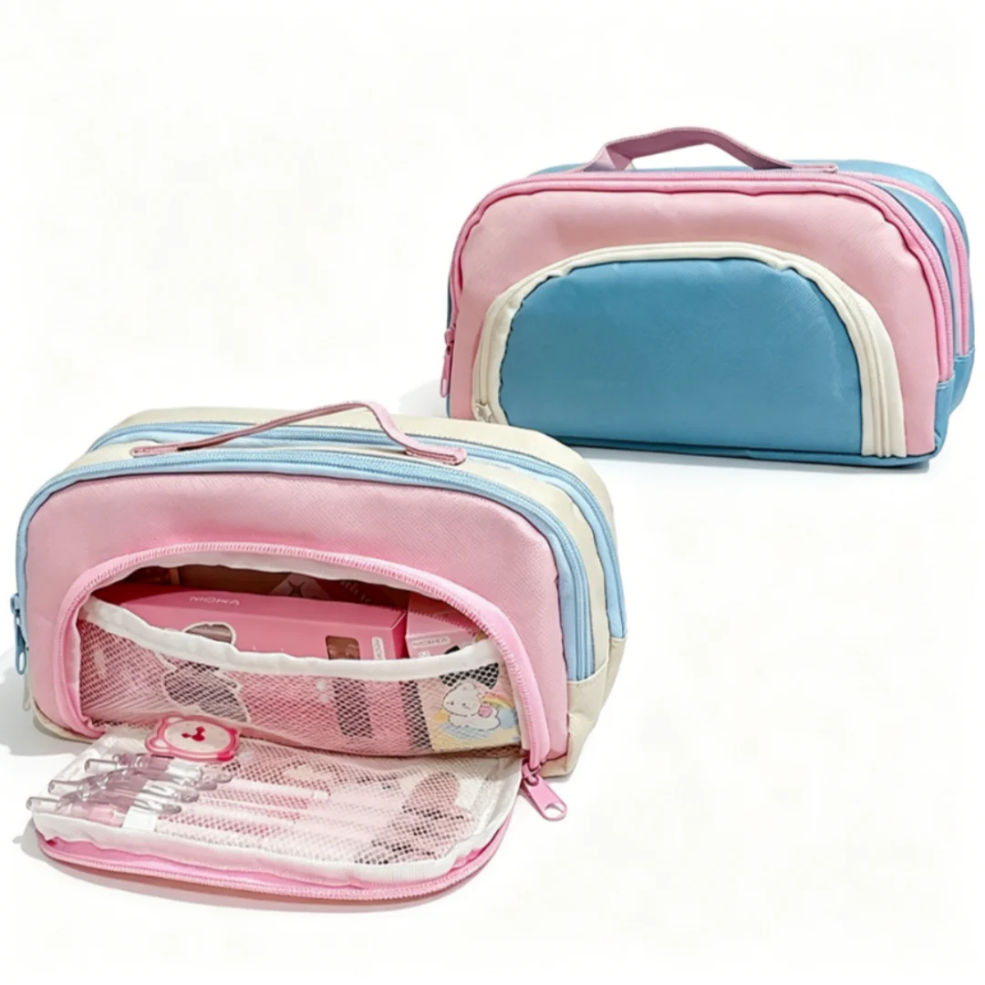 Эстетичный контрастный пенал,  – обзор и цена Aesthetic Large Pencil Case Pouch