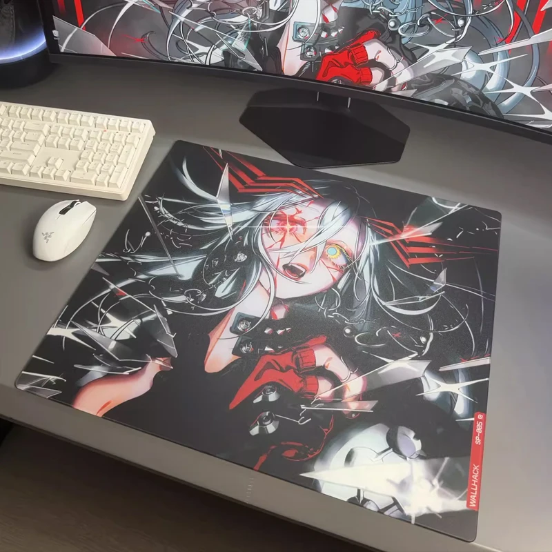 W-Wallhack SP-005 Glass Mouse Pad Hunter SORA YUME Smooth Frosted