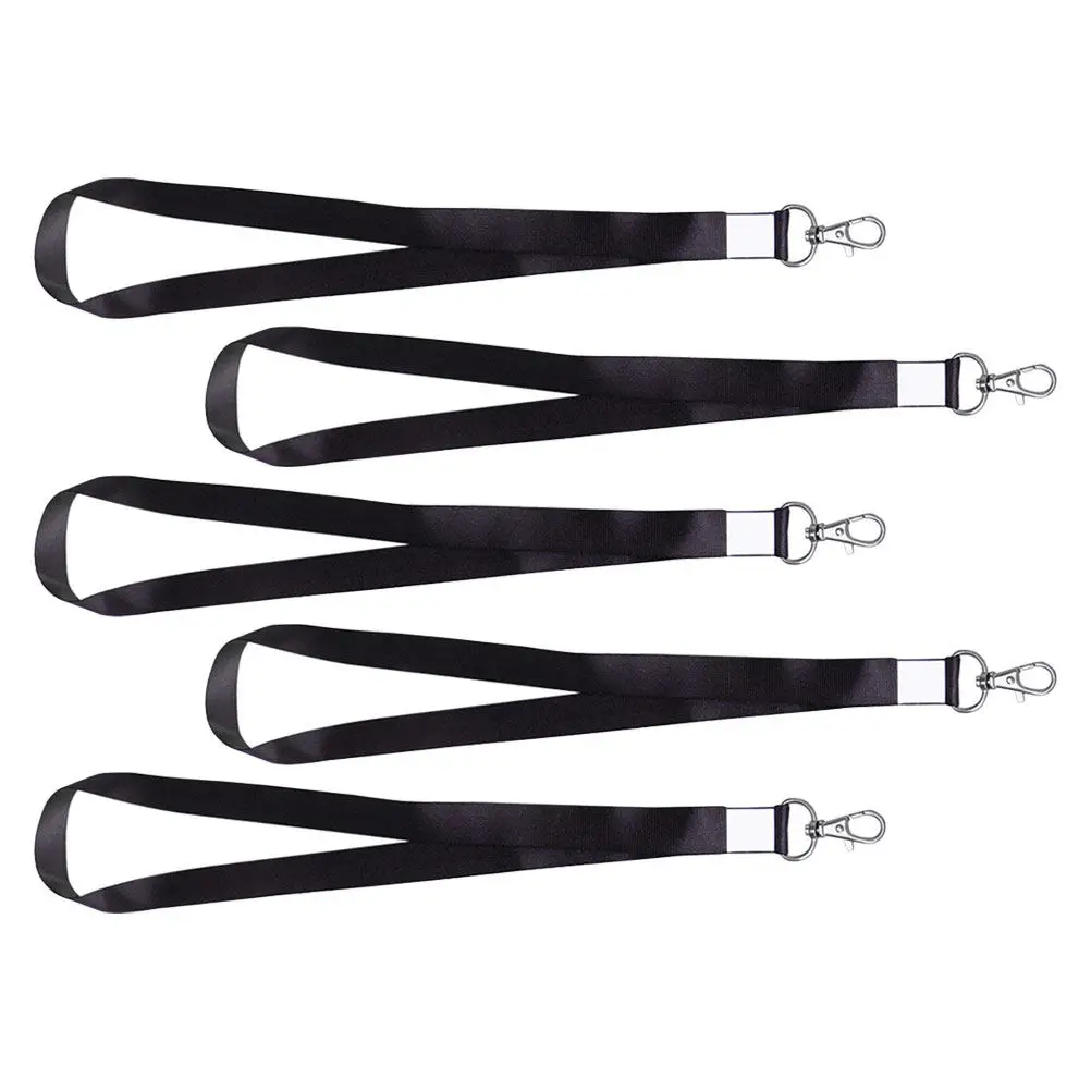 

5Pcs Chest Badge Lanyard Neck Strap Heavy Duty Breakaway Safety Clip for Id Keys Card Holder Secure Daily Use Neck Lanyard