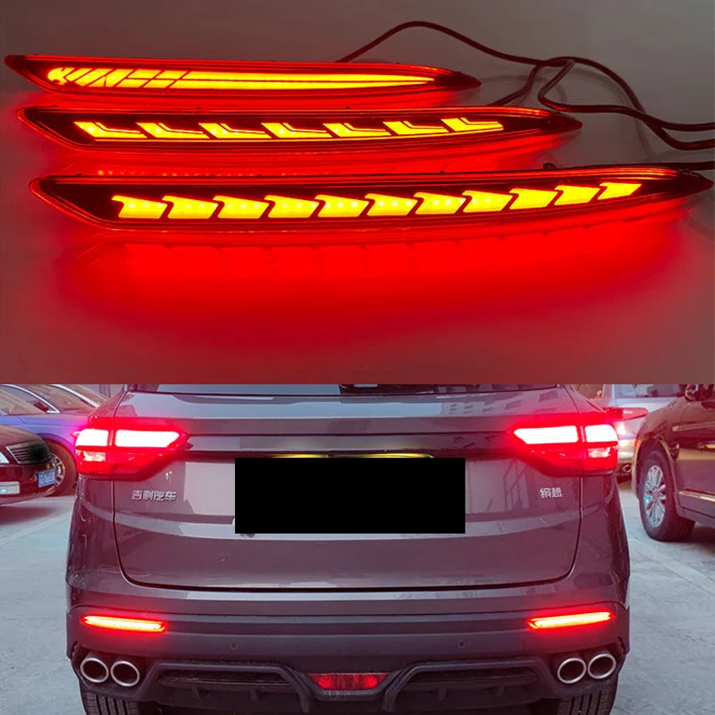 LED For Geely Coolray Proton X50 Rear Foglight rear bumper foglight foglamp fog light Brake lights