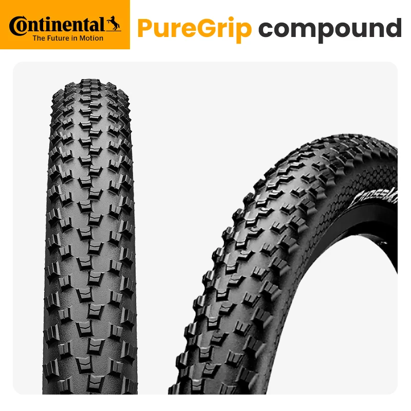 Cross King MTB 29x2.3 Tubeless Folding Tyre 3/180 TPI 54PSI Bicycle Mountain Tire Shieldwall System E-25 Continental White Logo