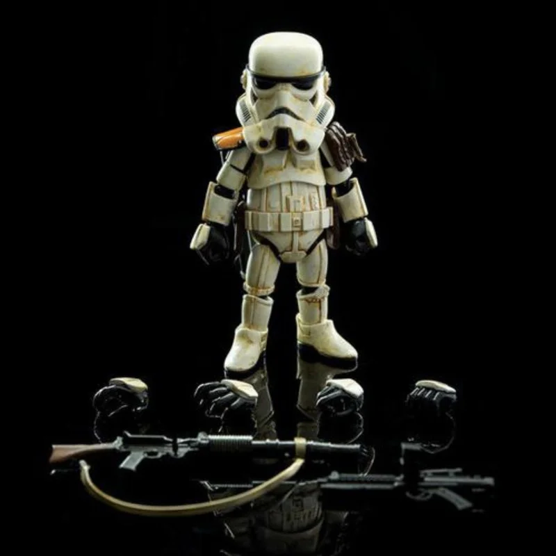 

Herocross Desert Soldier Metal Material 15cm High With Base Joint Mobile Action Figures Toy Gift Collection Hobby Toys Gift