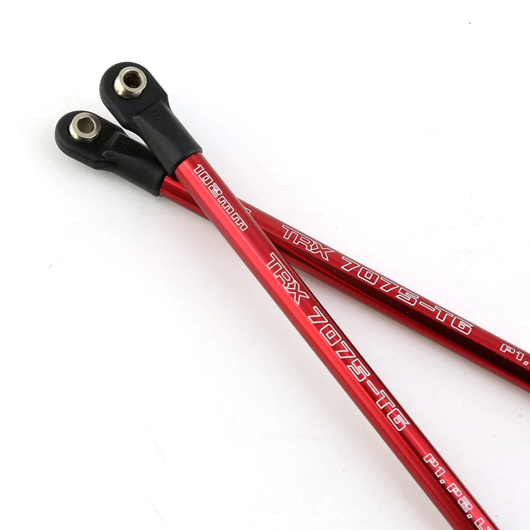 B78B-8Pcs Aluminum Pushrod Link Rod 5318X 5318 Red-Anodized For 1/10 Traxxas E-Revo Summit Revo RC Car Upgrade Parts