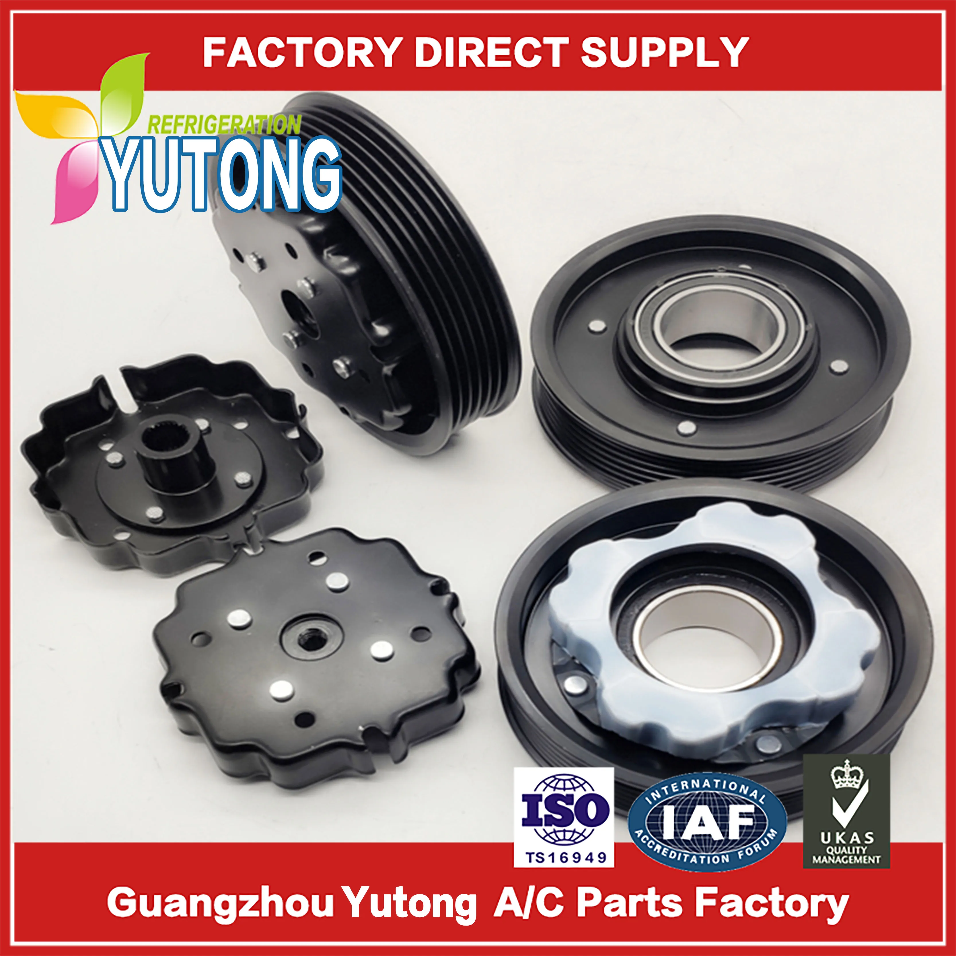 

6PK 115MM Pulley Denso 7SEU16C Clutch For VW Polo