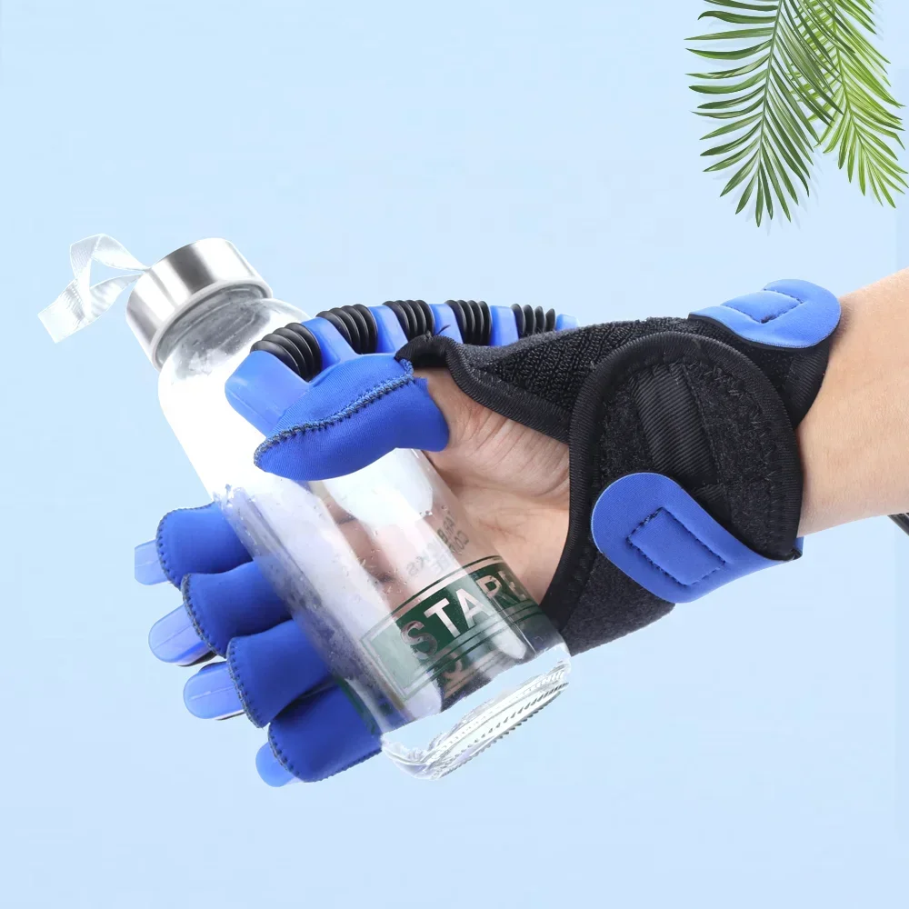 الإنجليزية إعادة التأهيل روبوت قفاز وظيفة اليد معدات إعادة تأهيل الاصبع العلاج الطبيعي لمرضى شلل نصفي السكتة الدماغية #4