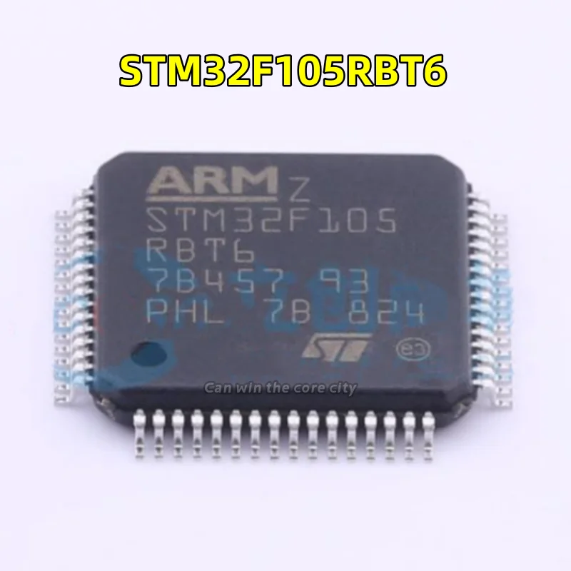 1-100 PCS/LOT Original Genuine STM32F105RBT6 LQFP-64 ARM Cortex-M3 32-bit Microcontroller MCU