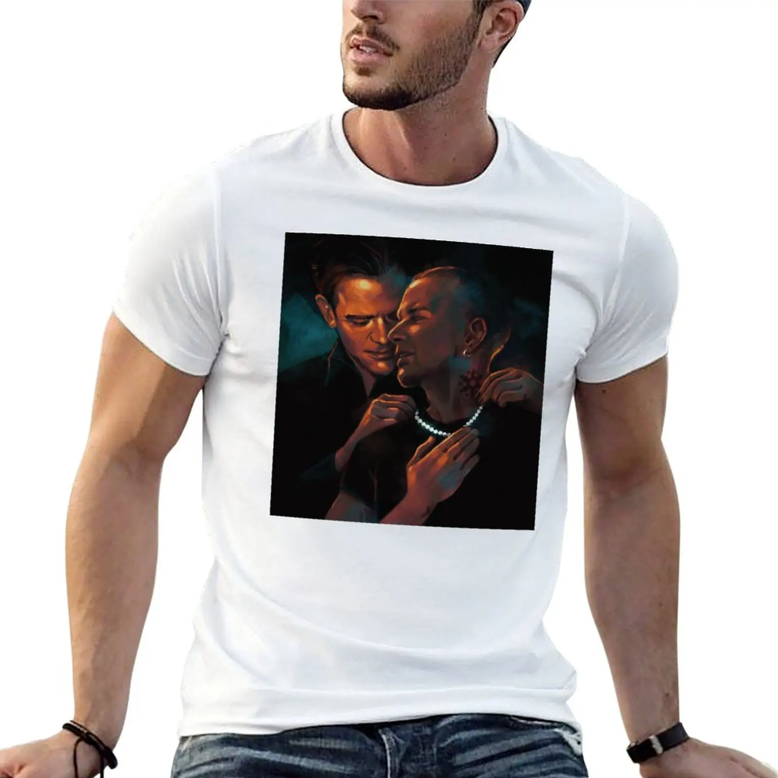 White Pearls T-Shirt Moisture Wicking Athletic T-Shirt