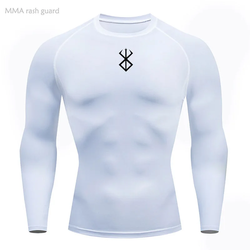 Compression sports shirt long sleeve men\'s running T-shirt bodybuilding top top tracksuit summer short sleeve jogger