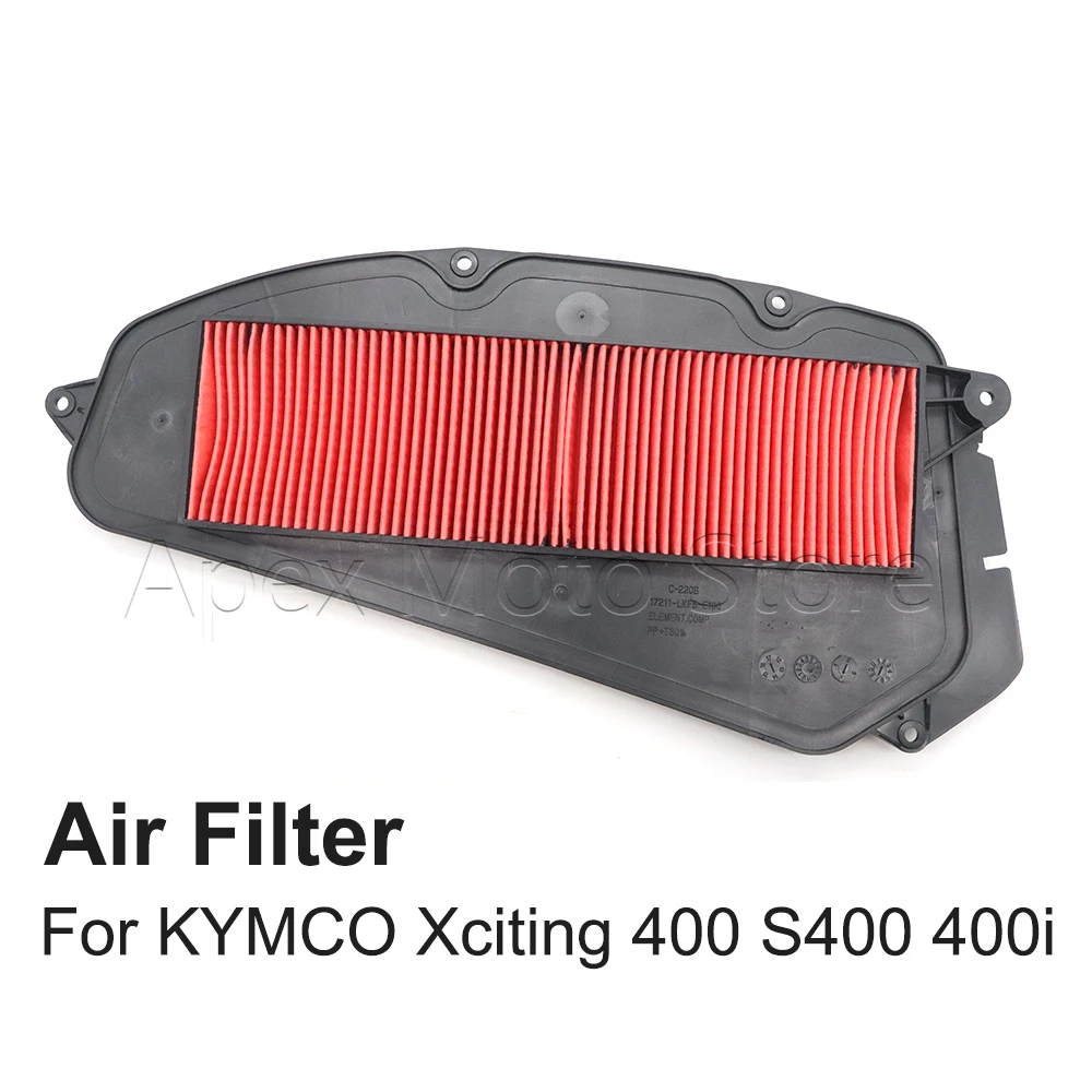 

Motorcycle Accessories Air Filter Engine Intake Cleaner For KYMCO Xciting 400 S400 400i