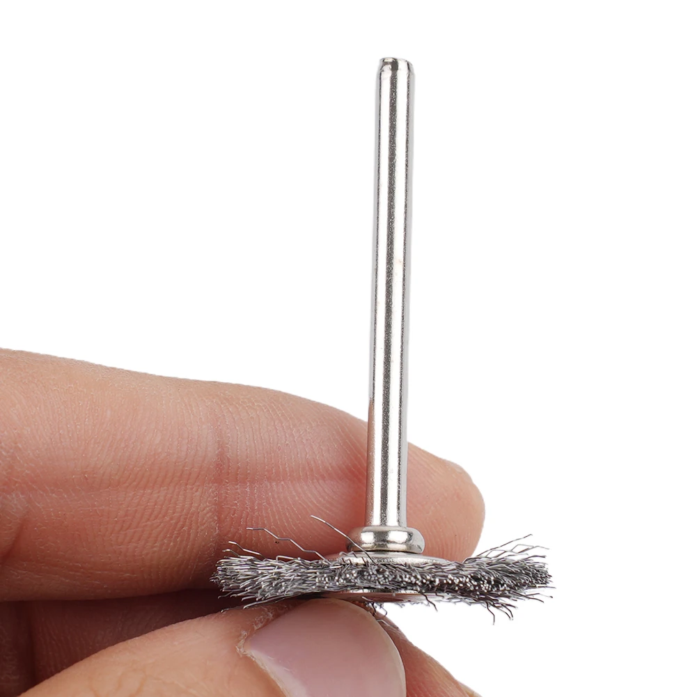

2pcs Brushes Wire Wheel Polish Brushes Polishing Tools Stainless Steel For Power Die Grinder Rotary Accessories Tool