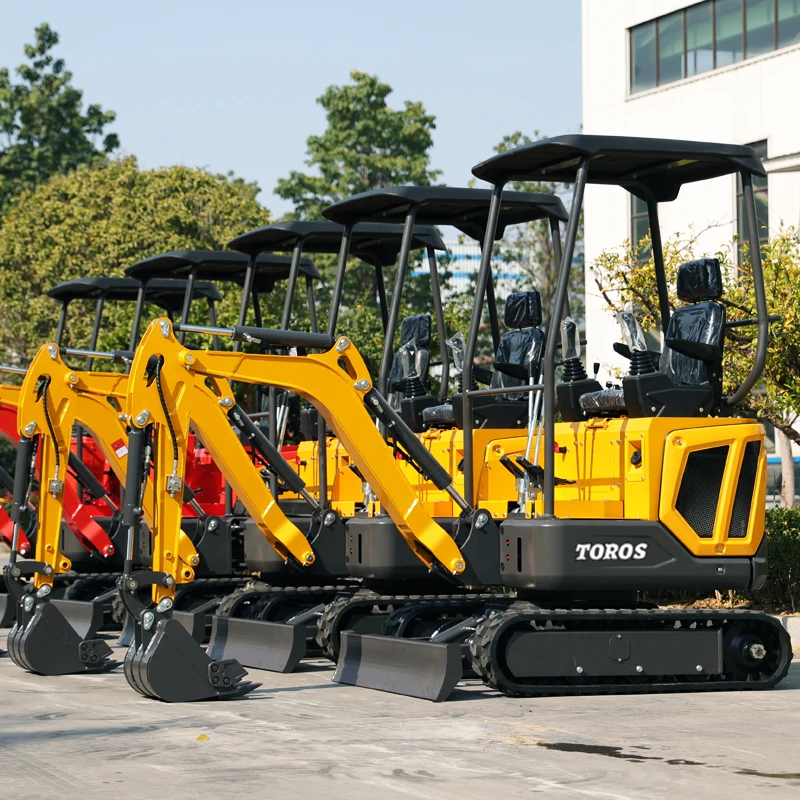 High Quality Euro 5 Mini Excavator 1.6 Ton Road Construction Machinery Compact Digger Free After Sale Excavator Mini customized