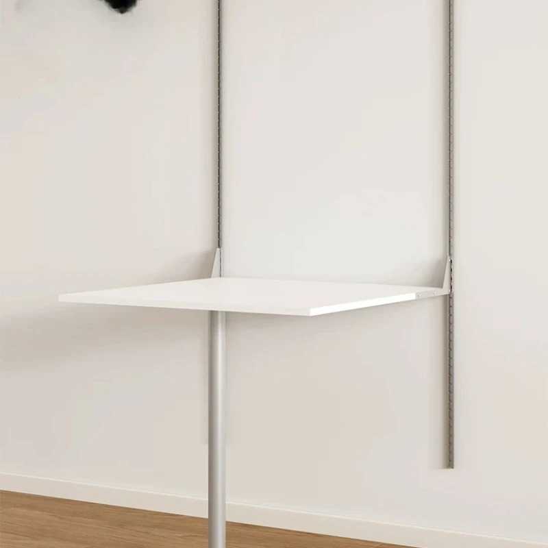 Wall-mounted desk, living room, open shelf, storage table, free combination