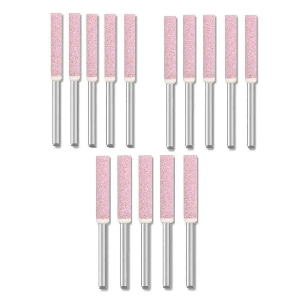 

15Pcs Burr Grinding Ceramic Chainsaw Sharpener Stone File 4mm 4.8mm 5.5mm Chain Saw Sharpening Carving Grinding Tool 4/4.8/5.5mm