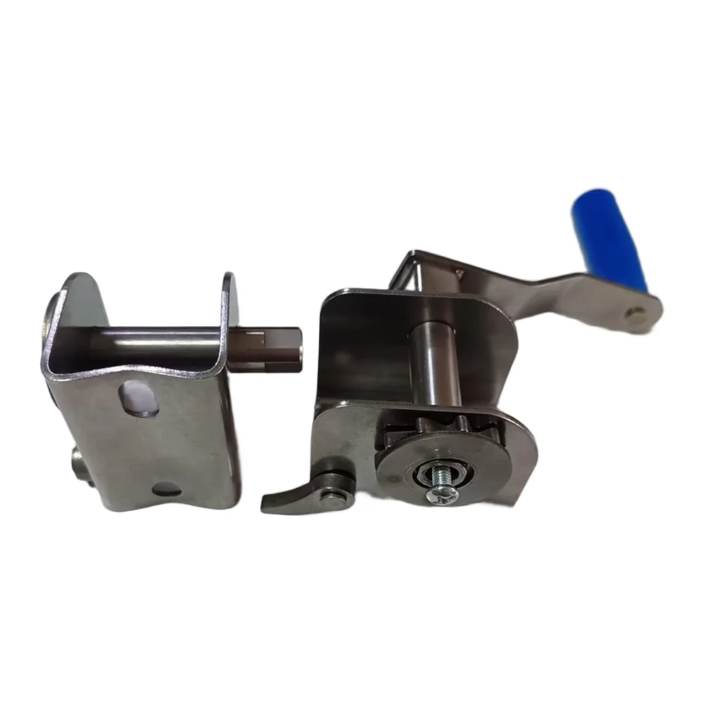 Stainless Steel Cable Reel Hand Crank Wire Tightener 62x42x51mm For Tennis Badminton Volleyball Net Post Tensioning Sports Gear