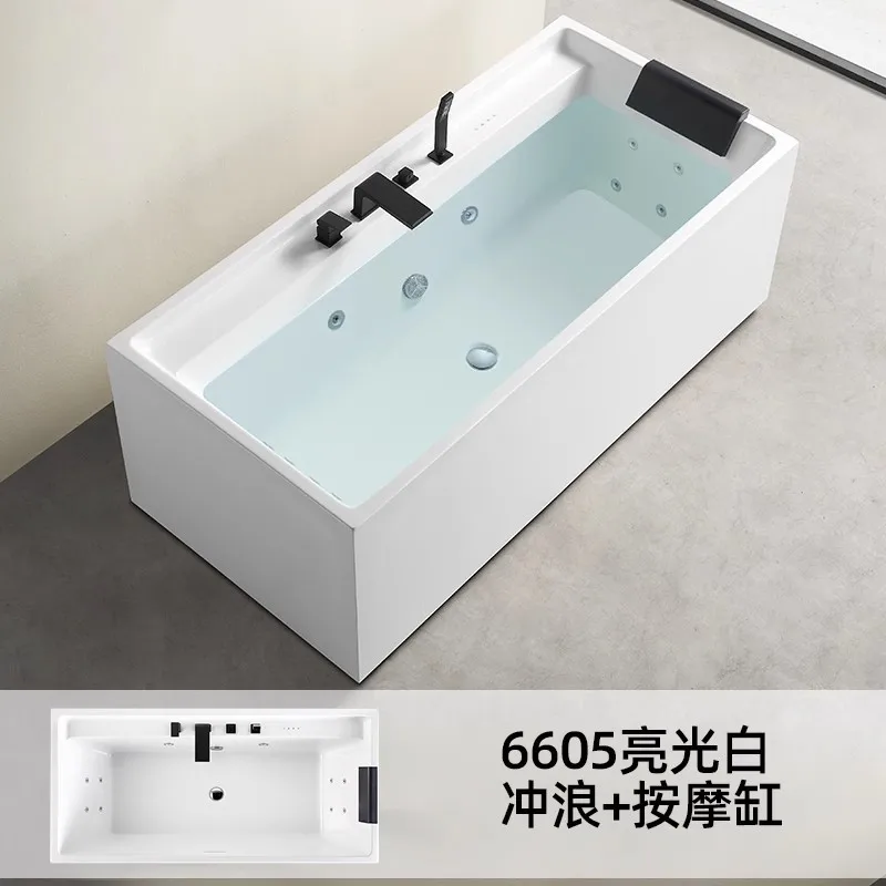 Home Jacuzzi Intelligent Thermostatic Heating Surfing Acrylic Rectangle