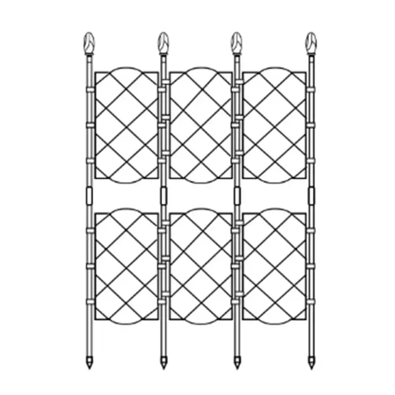 

Gardening Bracket Flower Support 8mm Splicing Screen Easy To Install Garden Support Kit For Climbing Vegetables