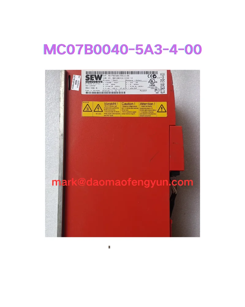 MC07B0040-5A3-4-00 New frequency converter,