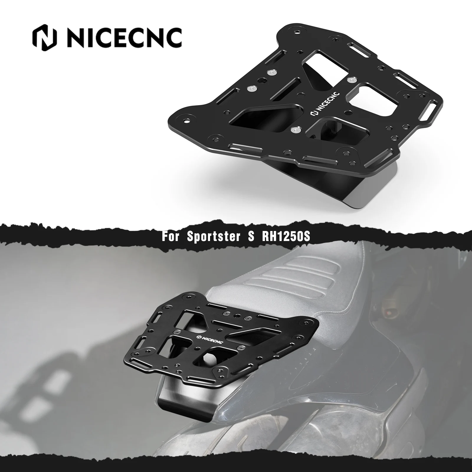 

For Harley Sportster S RH1250S 2021-2024 Rear Luggage Rack Cargo Saddlebag Support Bracket Mount RH 1250 S RH 1250S RH1250 S