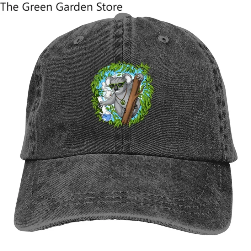 Summer Cap Sun Visor Smoking Hip Hop Caps Australian Koala Cowboy Hat Peaked Hats