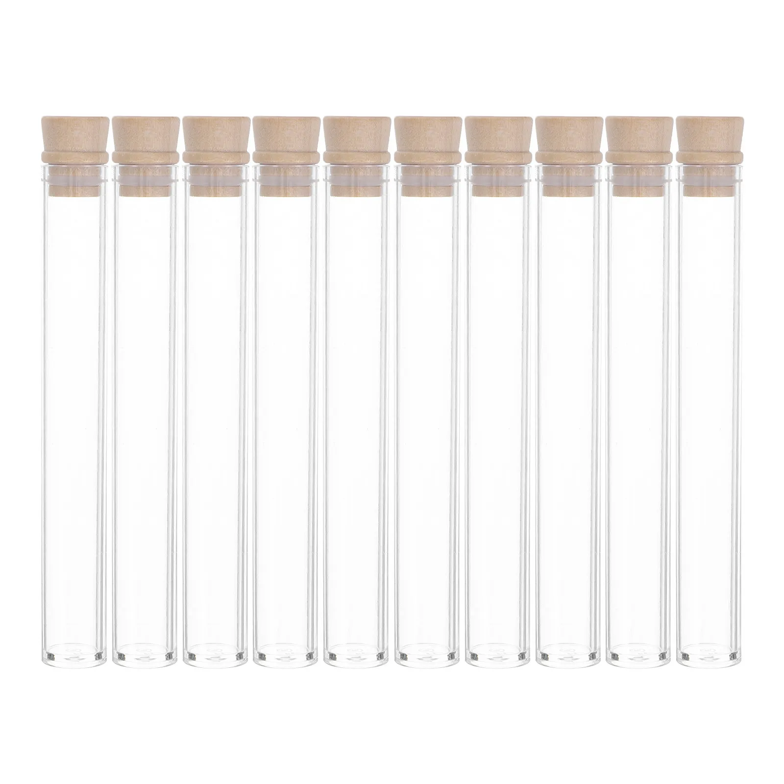 10Pcs Acrylic Incense Tubes Transparent Clear Storage Holders Portable Incense Stick Containers Travel Carrier Reusable