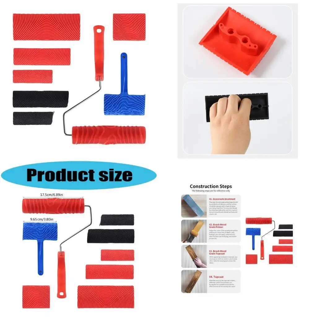 

652f удобный для пользователя инструмент для текстурированного покрытия безопасная ролика для ролика для дома и коммерческого