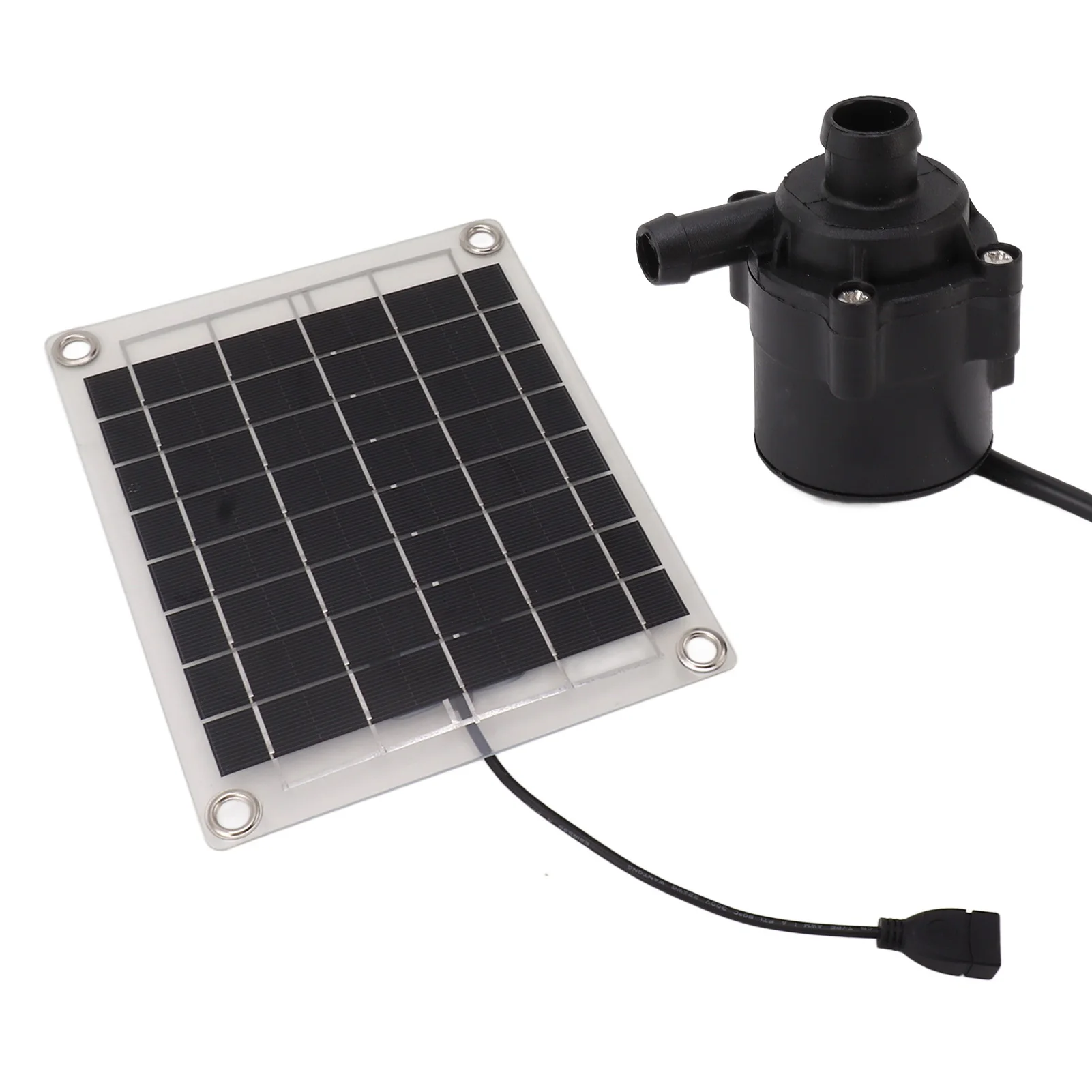 Solar Water Pump Kit 20W Submersible for Fountain Pond Bird Bath Irrigation Adjustable Water Volume with Switch