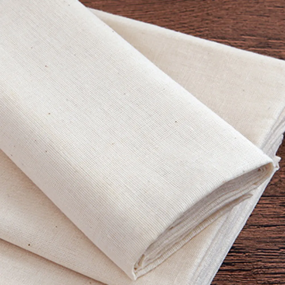 2Pcs Cheesecloth Filter Cotton Fabric Unbleached Ultra Fine Reusable Strainer for Cooking Juice Squeezing Cheese Brewing and