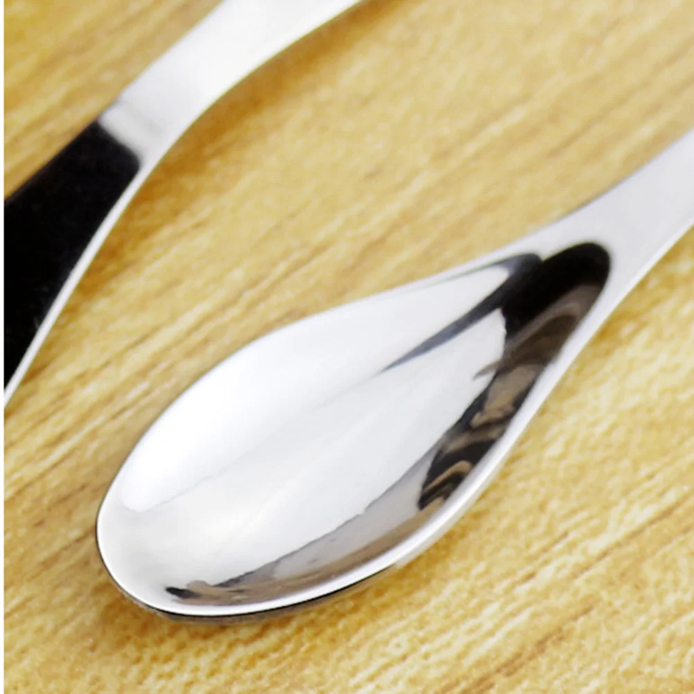 

2Pcs Stainless Steel Spoon Fork Lightweight Durable Portable Cutlery Camping Travel Outdoor Picnic Hiking Fishing