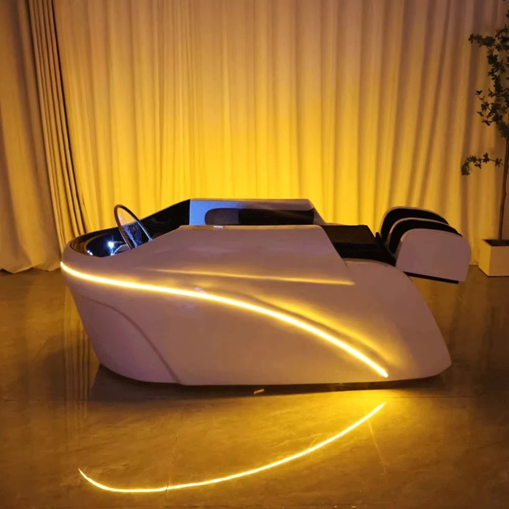 

Hair Treatment Equipment Electric Massage Shampoo Bed Shampoo Chair Hair Treatment Shampoo Bed With Water Circulation Function