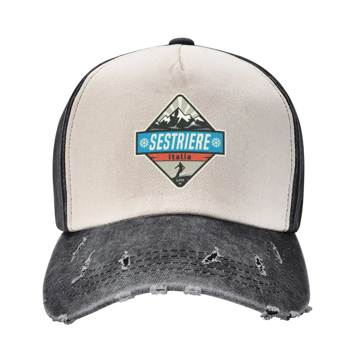 

Sestriere, Italy Baseball Cap Kids Hat |-F-| dad hat Big Size Hat Golf Women Men's