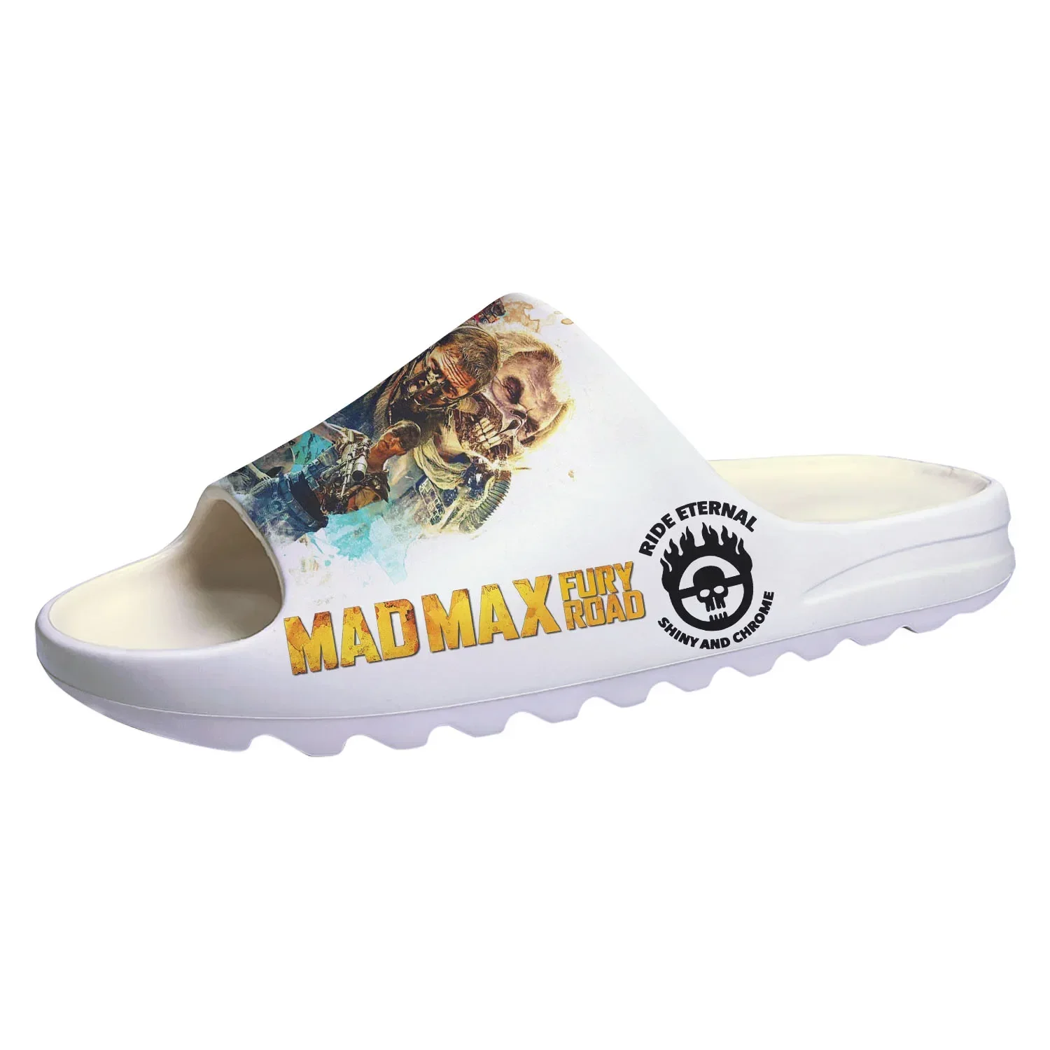 Mad Max Fury Road Soft Sole Sllipers Home Clogs Tom Hardy Step On Water Shoes Mens Womens Teenager Step in Customized Sandals