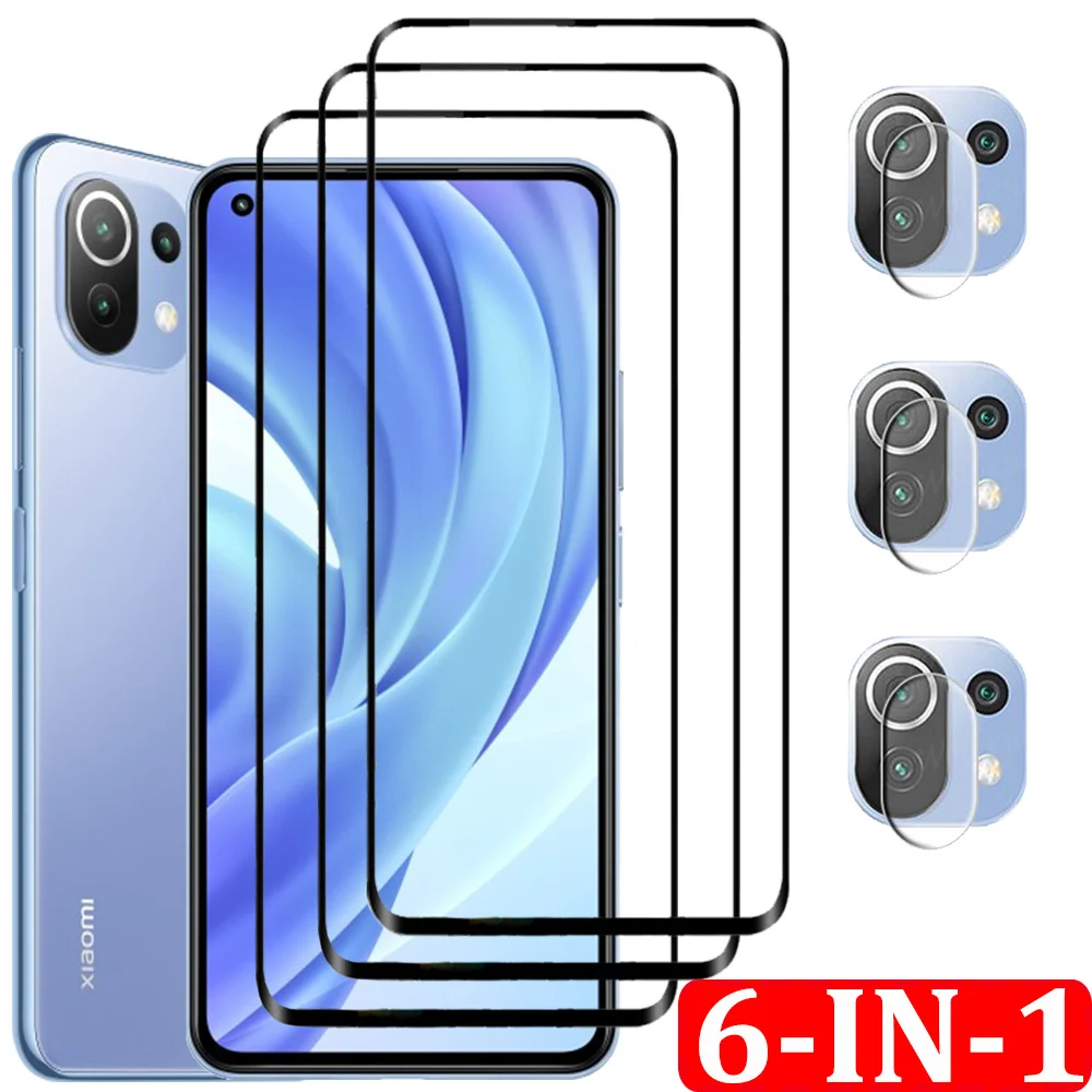 

Pelicula Xiaomi 11 Lite 5G NE Mi 11T Tempered Glass For Xiaomi 11 T Pro Screen Protector Mi 11i 10T Safety Film Mi11 Lite Glass