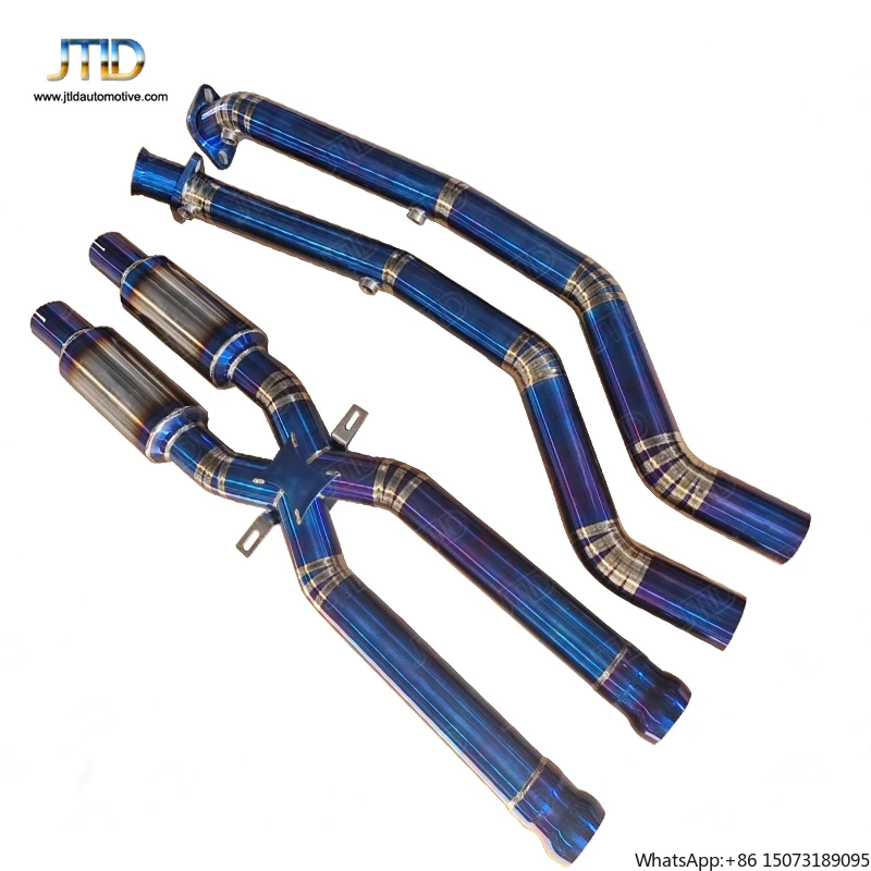 

Гоночная титановая спортивная выхлопная система X-Pipe (Mildpipe) для E90 E92 M3