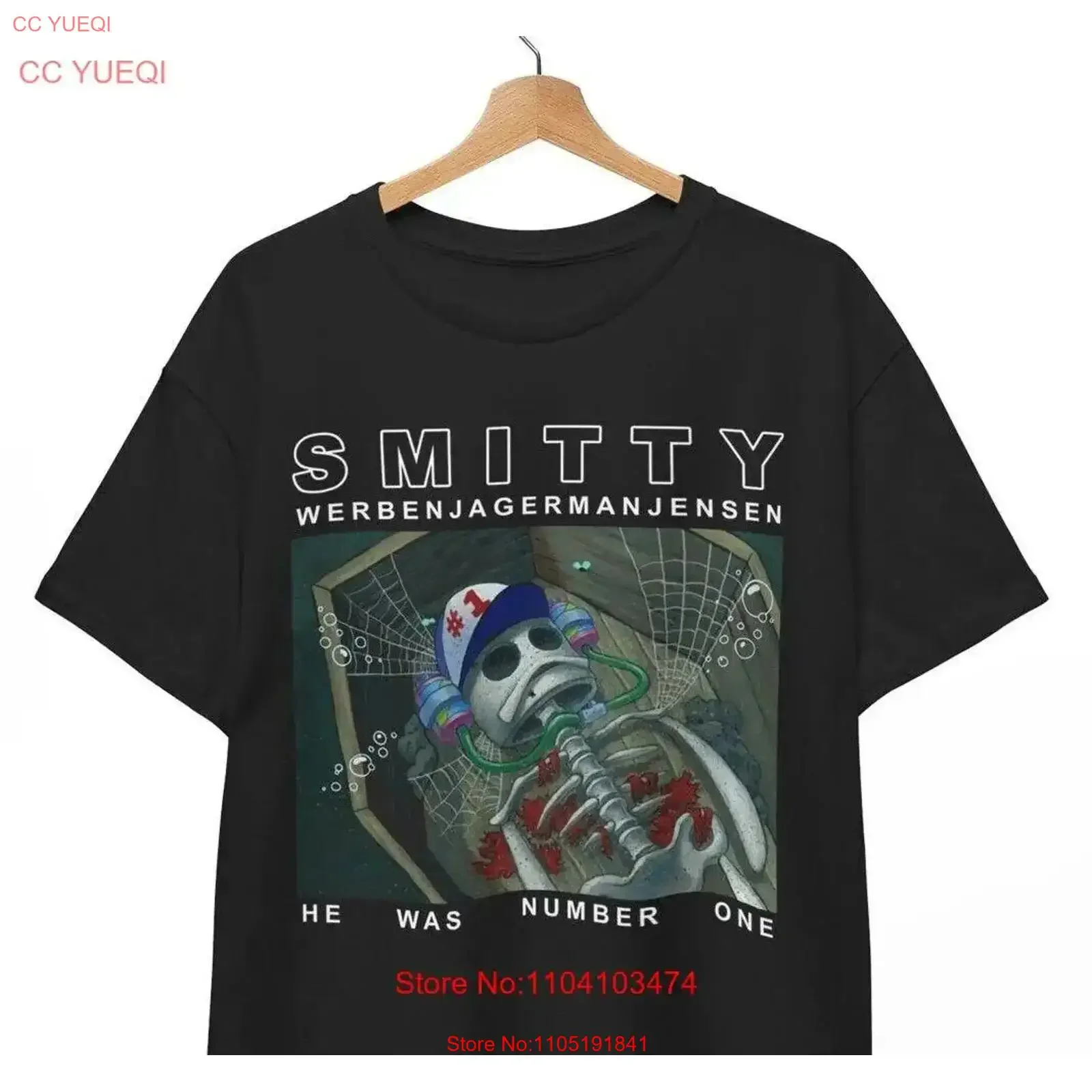 Smitty Werbenjagermanjensen T Shirt He Was Number One Meme  vintage Washed Stretched graphic Soft Slightly Casual Unisex