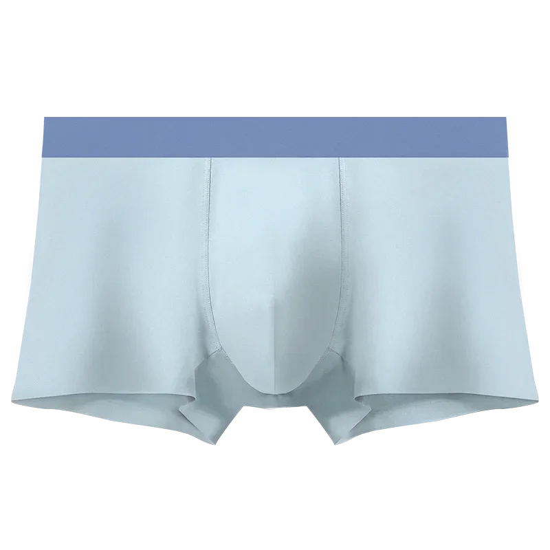 1 قطعة ملابس داخلية للرجال الرجال المضادة للبكتيريا القطن الملاكمين رقيقة تنفس الأولاد الرياضة الملاكمين الرجال السراويل الرأس